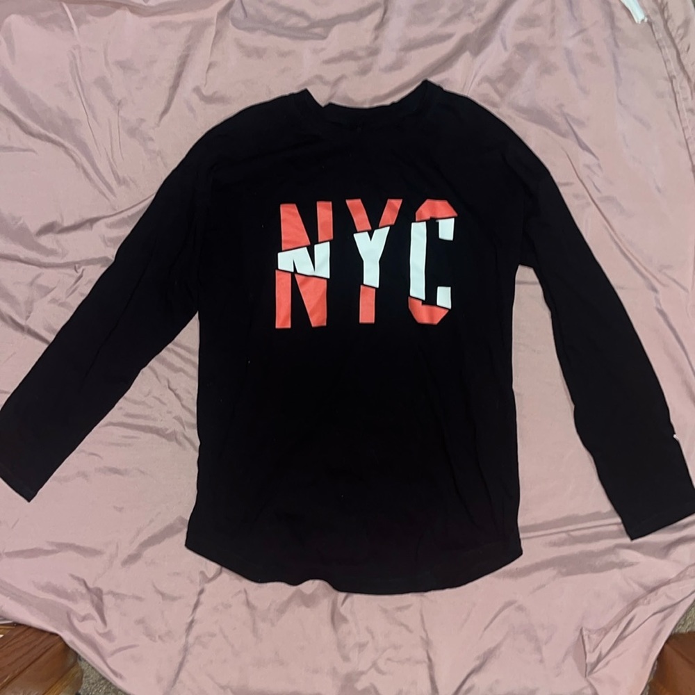 Flirtitude NYC long sleeve graphic tee